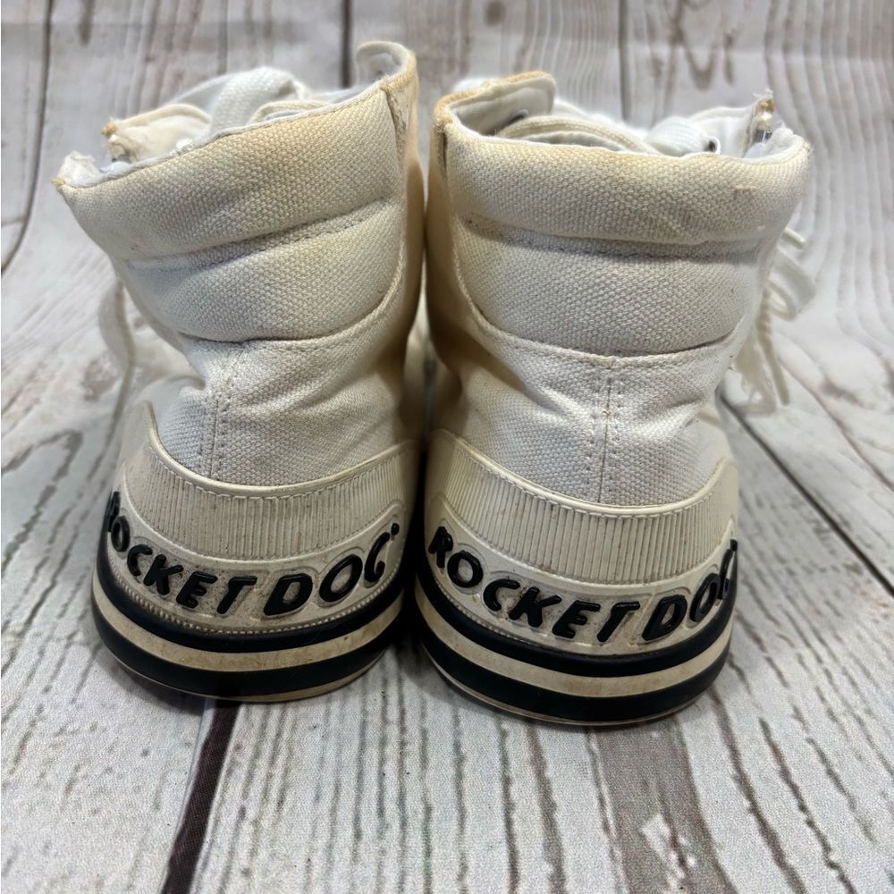 Rocket Dog Jazzin Hi-Top Trainers Women's Sneakers - Picture 6 of 12